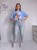 T-shirt z printem Dolce Vita niebieski