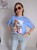 T-shirt z printem Dolce Vita niebieski