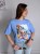 T-shirt z printem Dolce Vita niebieski