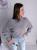Sweter basic z 30% baby alpaka i rękawem dzwonek fango