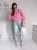 Sweter basic z 30% baby alpaka i rękawem dzwonek cukierkowy róż