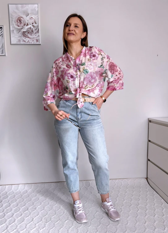 Spodnie jeans balloon