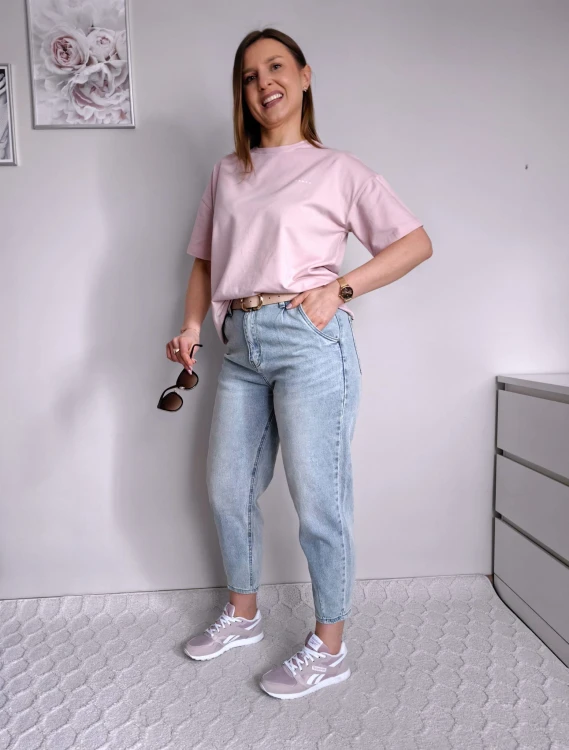 Spodnie jeans balloon