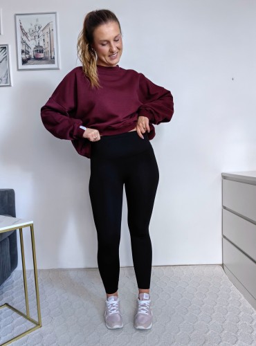 Legginsy second skin modelujące czarne